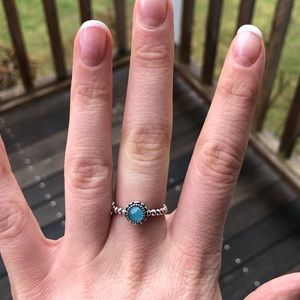 Pandora Blue Birthstone Ring
